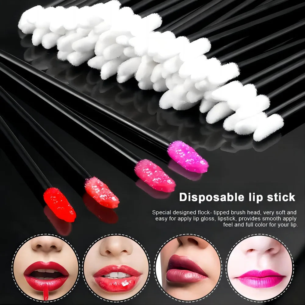 Eyelash Brushes Disposable Eyebrow Eyelash Spoolies Mascara Wands Applicator for Eyelash Extension Makeup Tool 50/100/300/500pcs