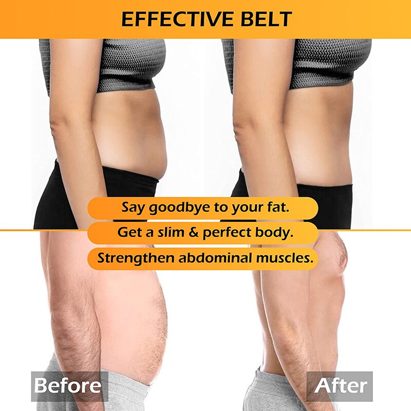 ABS Stimulator Ab Toner EMS Muscle Stimulator Abdominal Toning Belt Belly Waist Arm Leg Loss Weight Home Office Fitness Workout