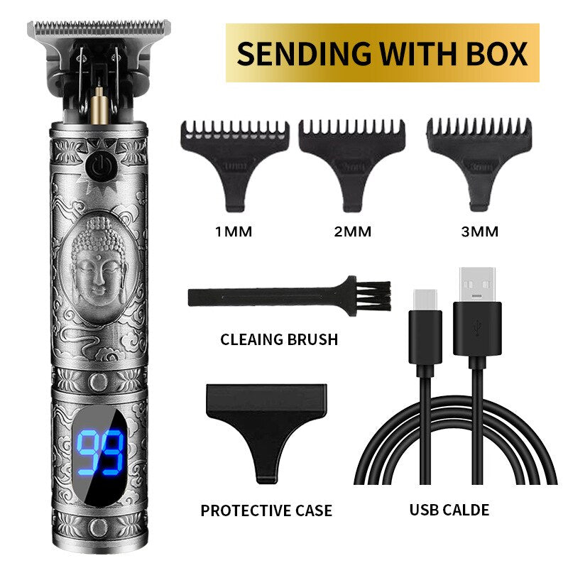 New T9 Electric Hair Clipper Hair Trimmer Professional Shaver Beard Barber Shop Men Hair Cutting Machine For Men Haircut Style