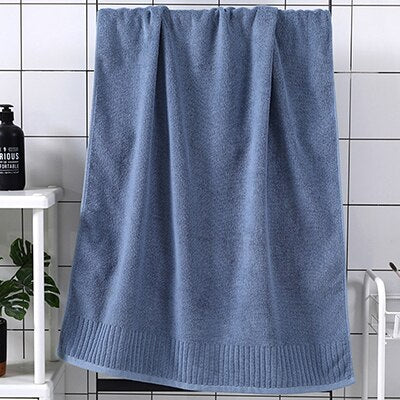 Striped Cotton Bath Towel For Bathroom 70x140cm Blue Coffee Soft Absorbent Hand Face Terry Towels Travel Sport Spa Gym Washcloth