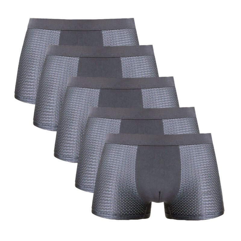 5PCS/Lot 8XL Mesh Hole Mens Underwear Boxers Men Boxer Underwear men Boxers for Men Underwear Boxer Shorts Men Boxers Men Pantis