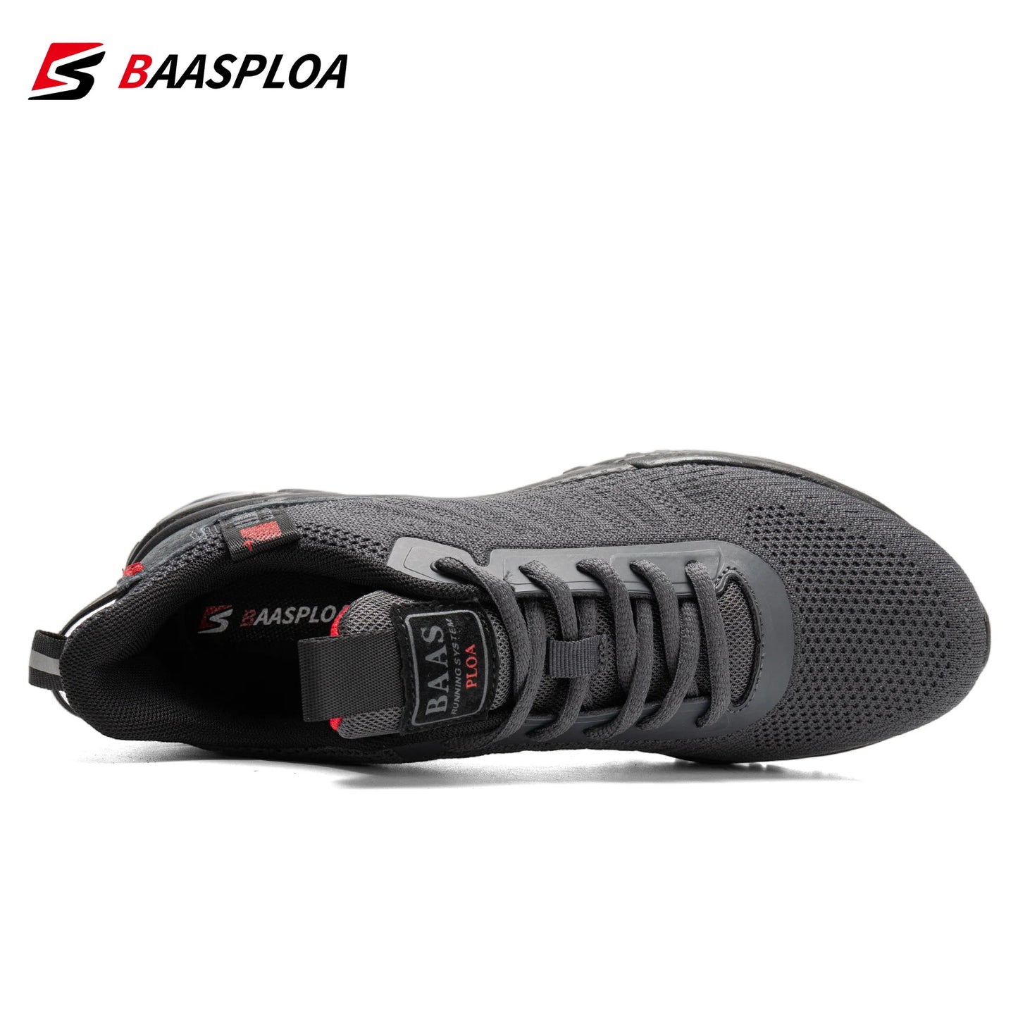 Baasploa Professional Running Shoes For Men Lightweight Men's Designer Mesh Sneakers Lace-Up Male Outdoor Sports Tennis Shoe