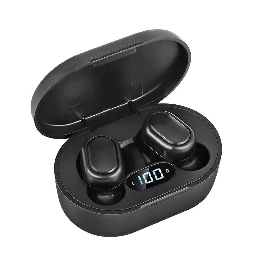 M23 2022 New TWS Wireless Bluetooth LED Display 5.1 Headphone Stereo Sports Waterproof Earhook Earphones  2000mAh Charging Box