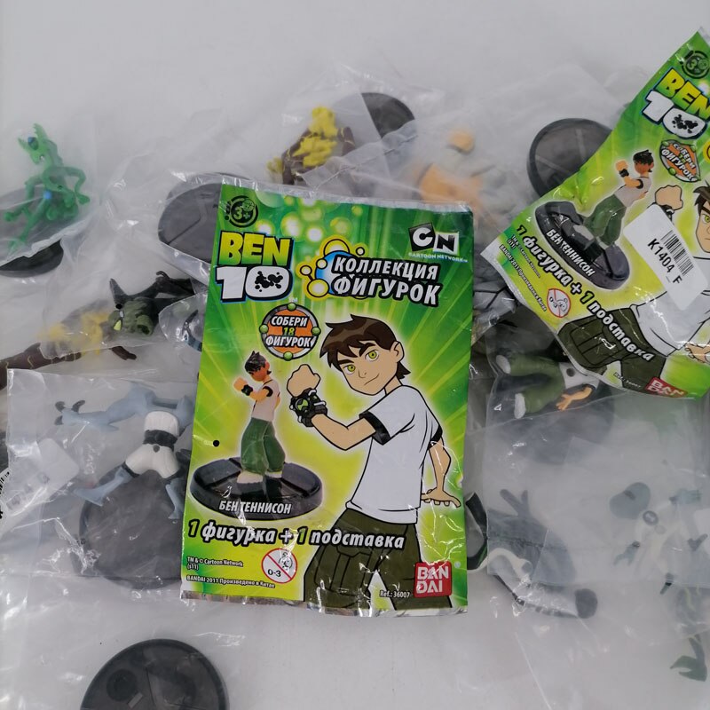 Bandai Genuine Ben Tennyson 10 Doll Monster Figure Toys Ben10 Omnitrix Table Ornaments Kids Gifts