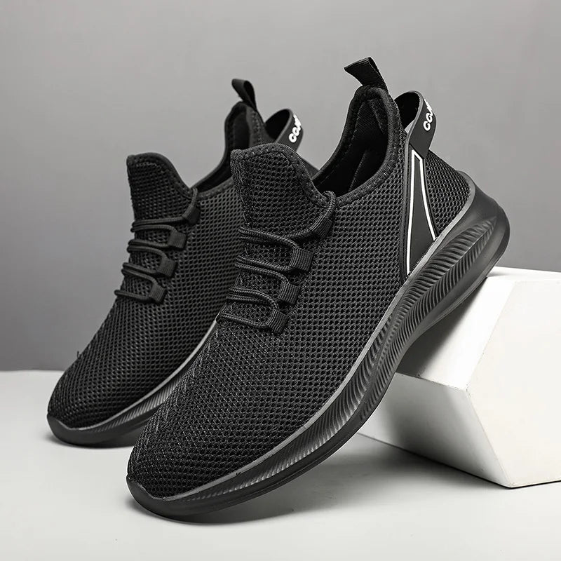 Fashion Men Spring Sport Shoes Breathable Mesh Soft Non-slip Running Shoes Man High Quality Lightweight Walking Sneakers for Men