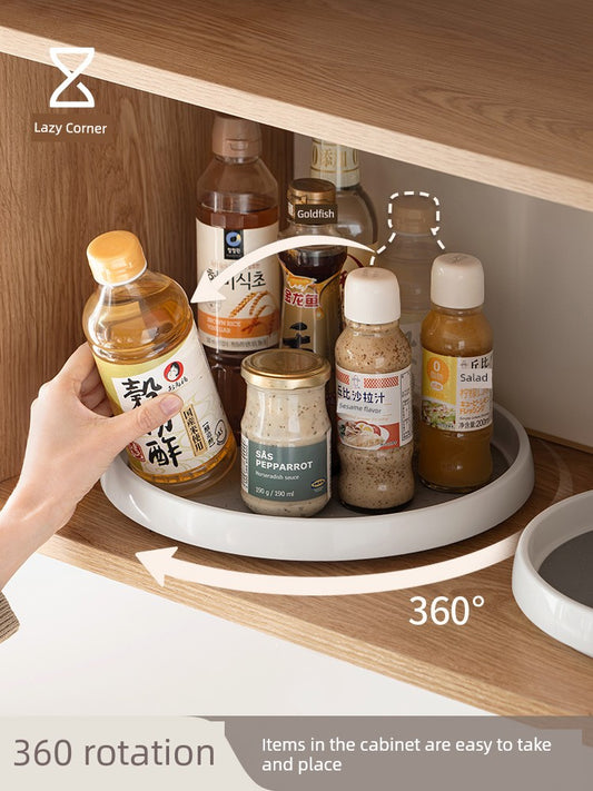 Lanjiaoluo Rotate Tray Oil Salt Sauce Vinegar Kitchen Seasoning