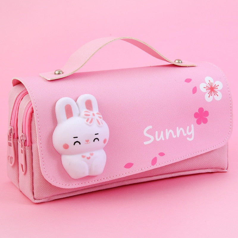 School Supplies Kawaii Stationery School Pencil Cases for Girls Bags Pens Cute Korean Stationery Holsters Supply Store Aesthetic