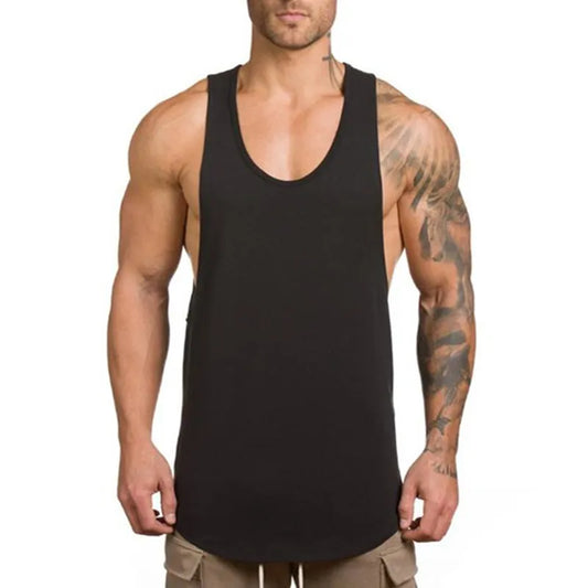 Gym Clothing Men Bodybuilding Vest Fitness Stringer Tank Top Sportswear Undershirt Muscle Guys Workout Singlets