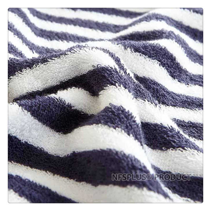 Striped Cotton Bath Towel For Bathroom 70x140cm Blue Coffee Soft Absorbent Hand Face Terry Towels Travel Sport Spa Gym Washcloth