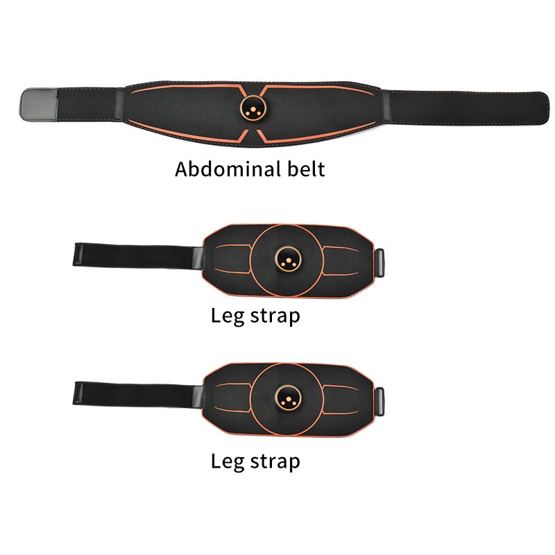 Abs Belt Abdominal Trainer EMS Muscle Stimulation Electric Exerciser Toning Belts For Leg Arm Workout Fitness Home Gym Equiment