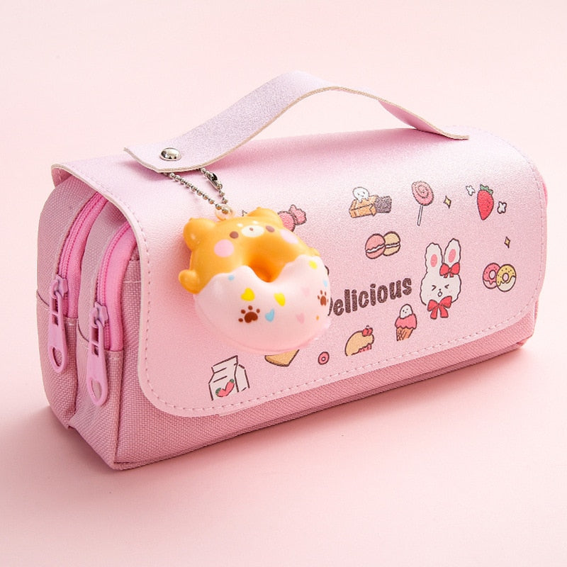 School Supplies Kawaii Stationery School Pencil Cases for Girls Bags Pens Cute Korean Stationery Holsters Supply Store Aesthetic