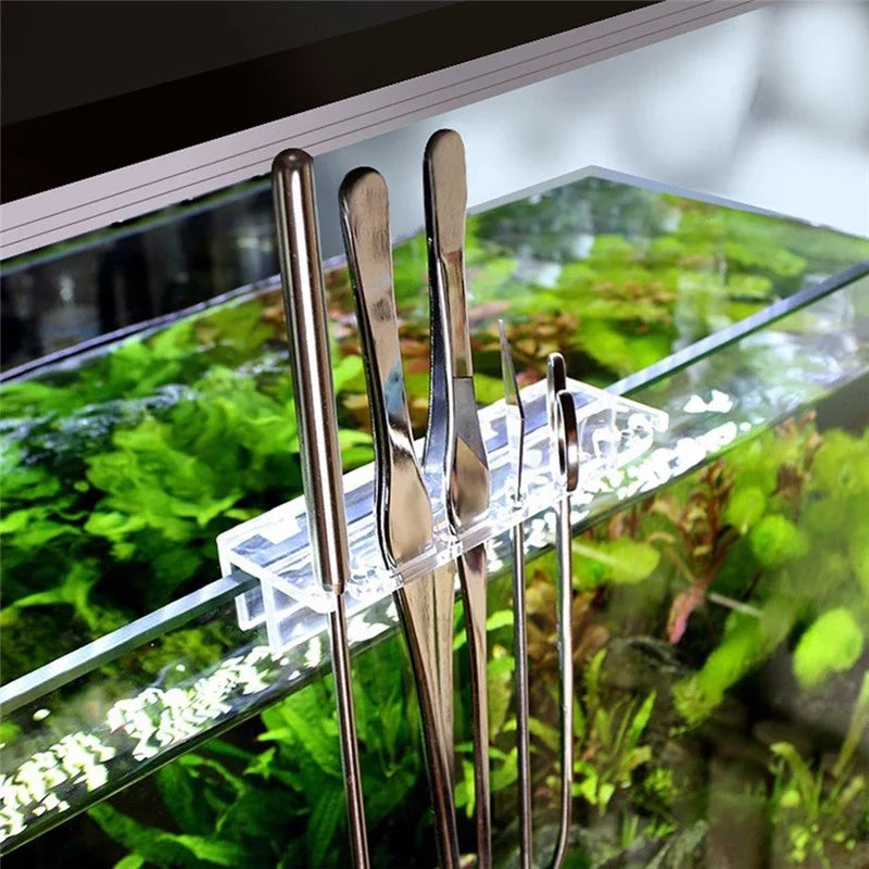 Aquarium Tools Set Scissor Tweezers Plants Wave Scissors Grass Stainless Cleaning Tools Fish Tank Shovels Aquarium Accessories