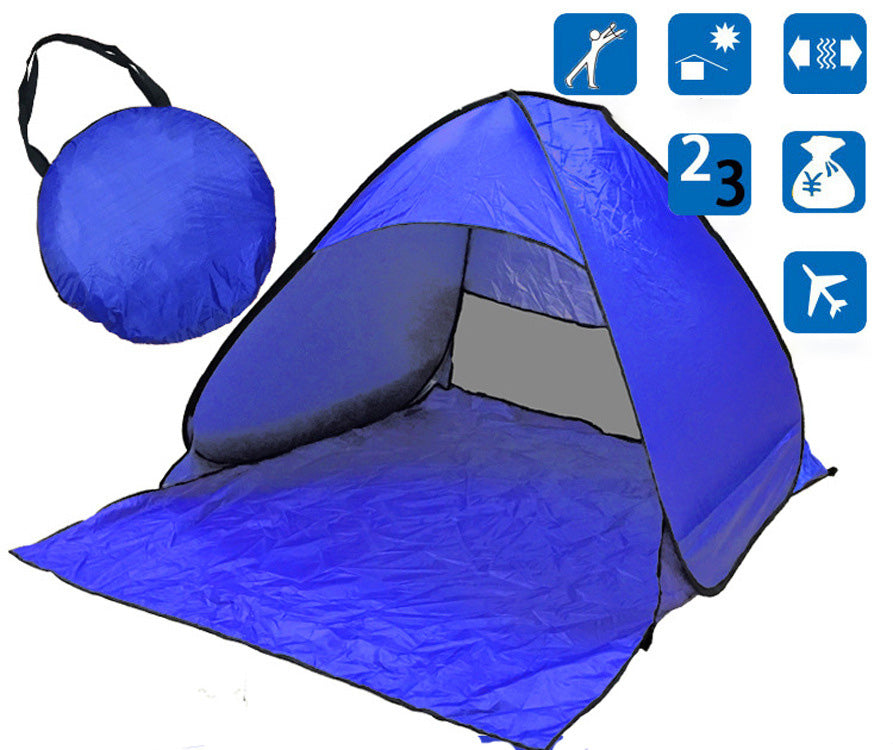 Tent Free To Build Camping Beach Sunscreen Tent Quick  Outdoor Camping Tent