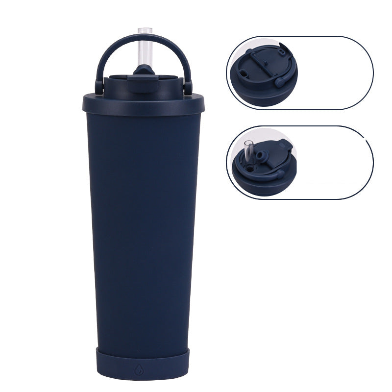 830ml Large Capacity Thermos Cup Convenient Handle