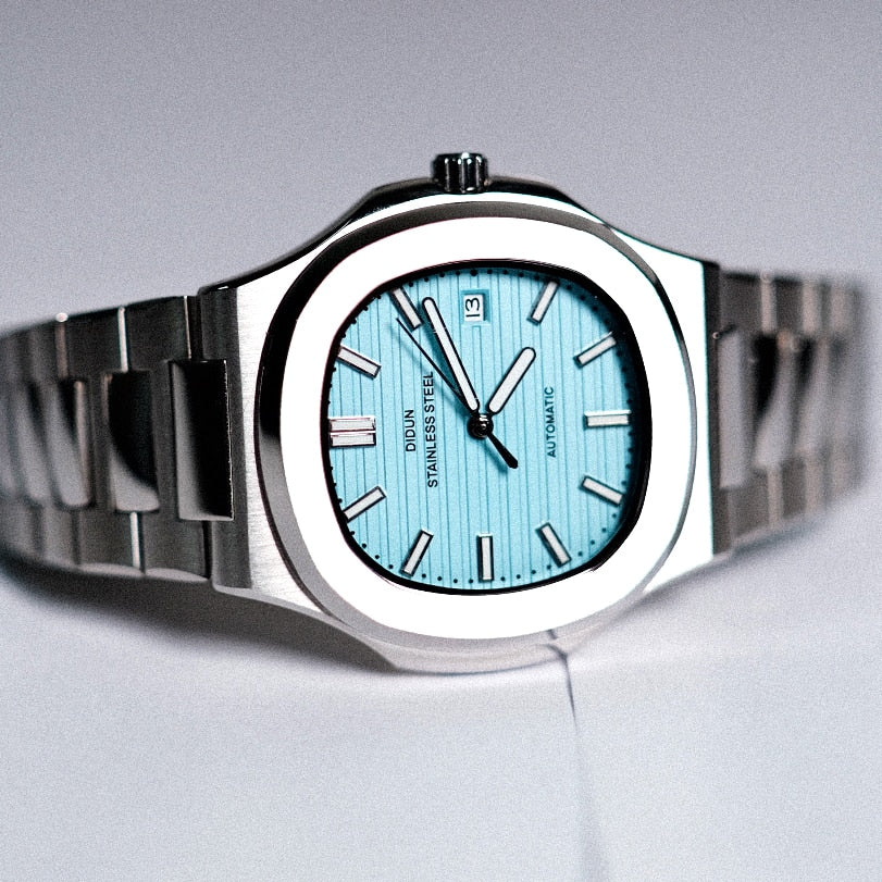 DIDUN Fashion Business Men&#39;s Watch Mechanical Watch Men&#39;s Nautilus Simple Tide Brand Stainless Steel Watch Luminous Waterproof W