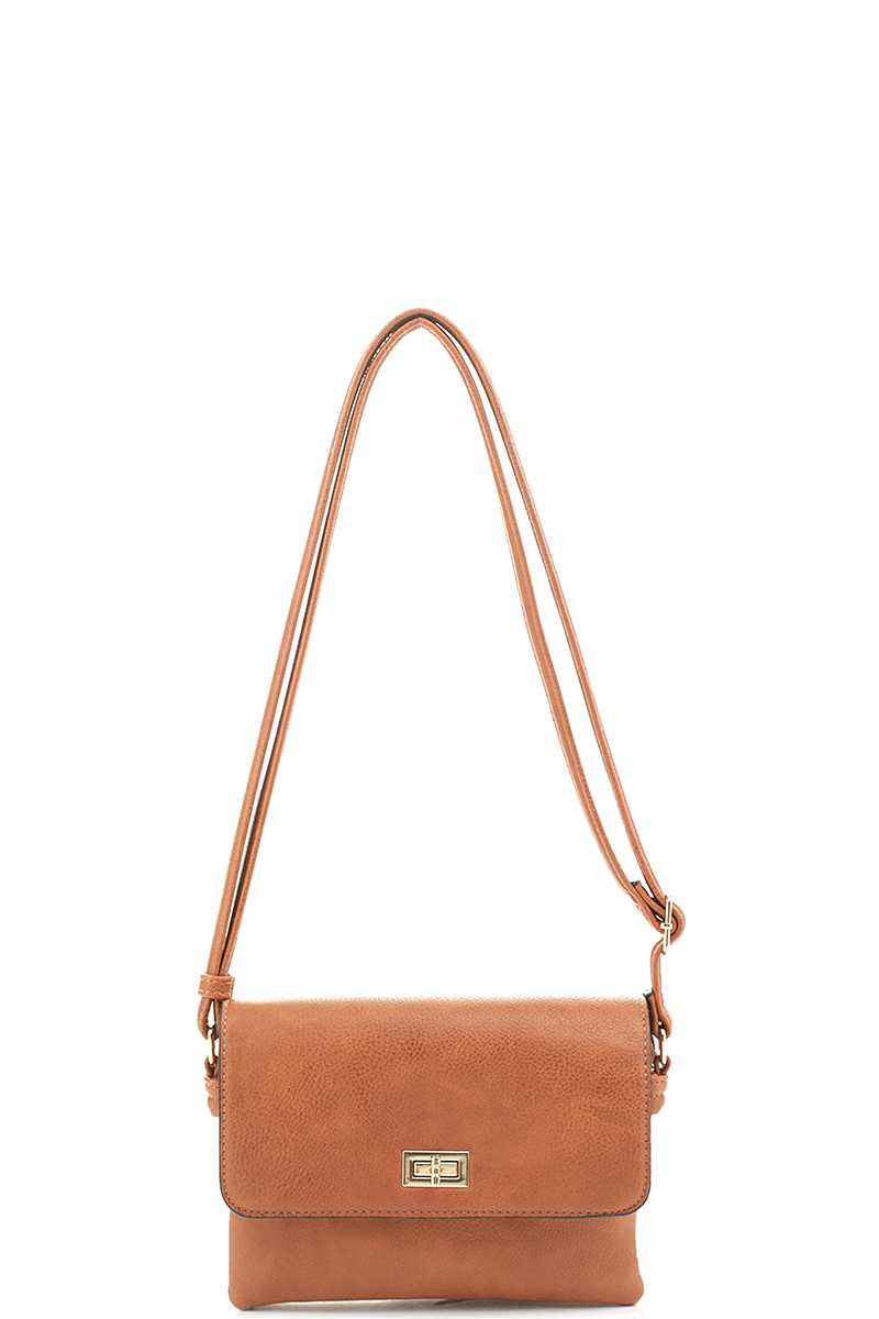 Smooth Colored Crossbody Bag