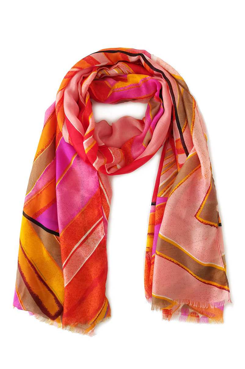 Abstract Print Scarf