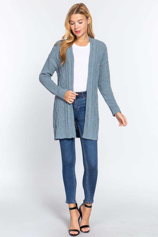 Chenille Sweater Cardigan