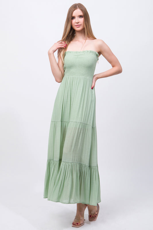 Strapless Maxi Dress