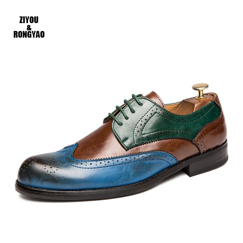 Men Casual shoes breathable Leather Loafers Office Shoes For Men Driving Moccasins Comfortable Fashion Shoes big size Bullock