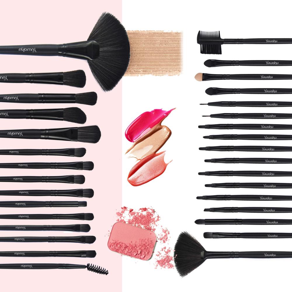 32Pcs Makeup Brushes Foundation Highlighter Blusher Powder Brushes with Cosmetic Bag pincel para maquiagem Beauty Brushes Kits