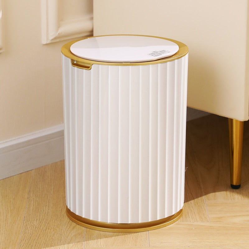 Smart Sensor Garbage Bin Kitchen Bathroom Toilet Trash Can Best Automatic Induction Waterproof Bin with Lid 10/15L