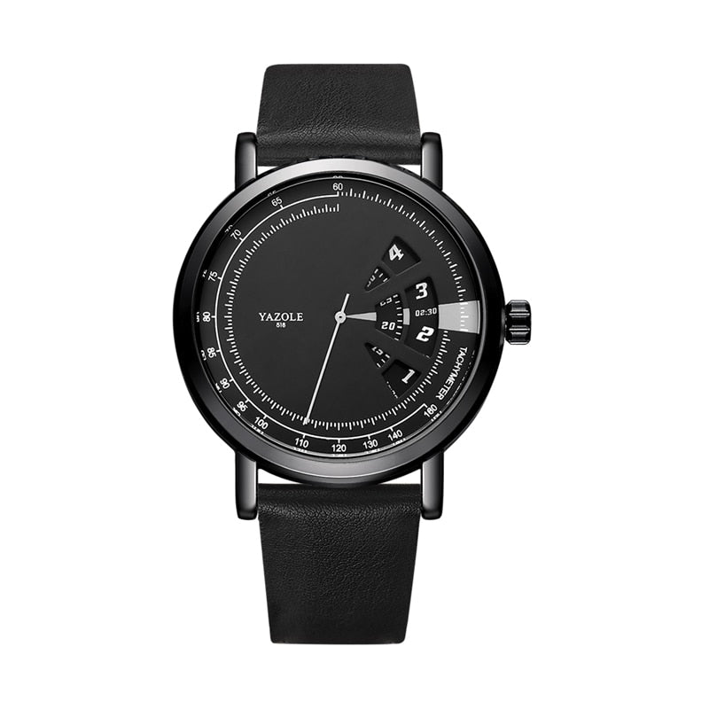 Fashion Watches Men YAZOLE Hot Sales Creative Design Wristwatch Waterproof Sport Watch Men Quartz Clock Men Relogio Masculino