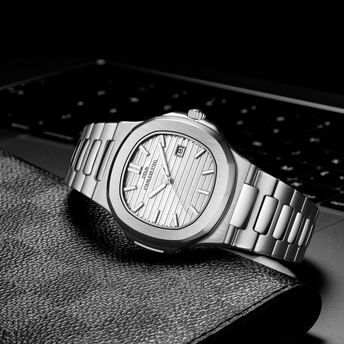 DIDUN Fashion Business Men&#39;s Watch Mechanical Watch Men&#39;s Nautilus Simple Tide Brand Stainless Steel Watch Luminous Waterproof W