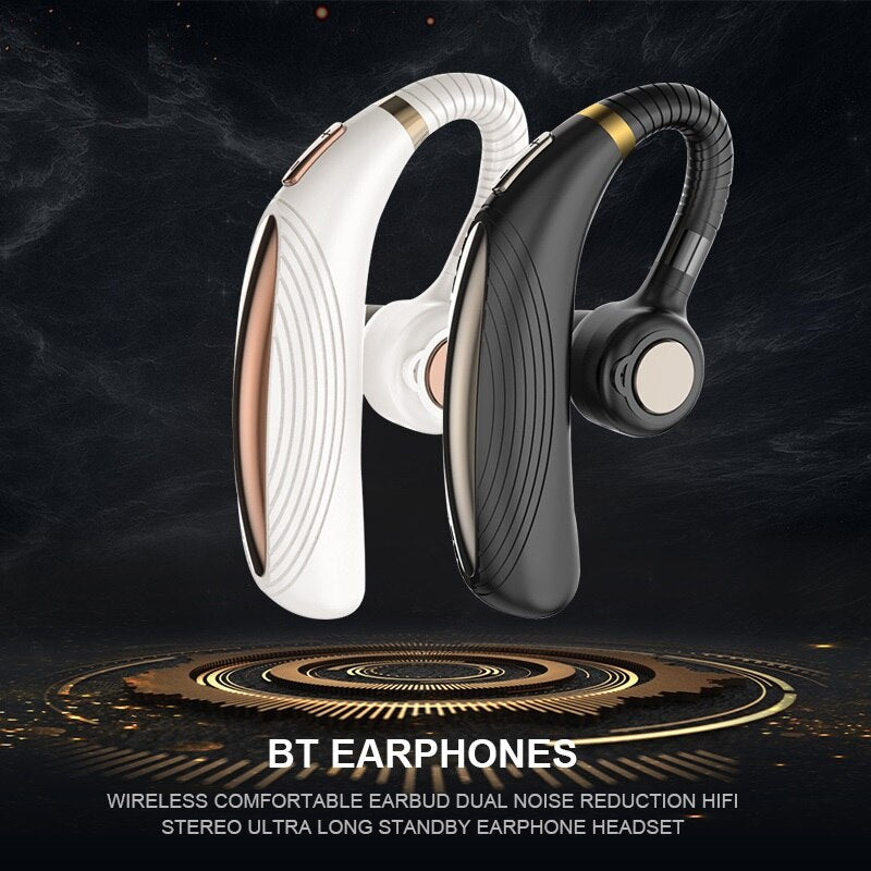 Blutooth Earphone Wireless Stereo HD Mic Headphones Bluetooth Hands In Car Kit With Microphone For iPhone Samsung Huawei Phone