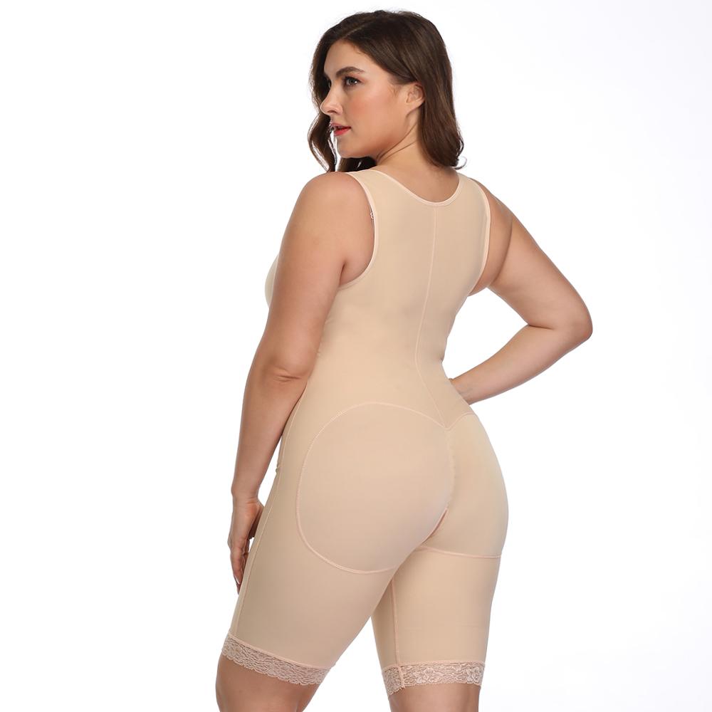 Slimming Bodysuit Corset Overbust Women Plus Size Full Body Shaper Body Lifter Shapewear Waist Trainer Trimmer Adjustable Strap