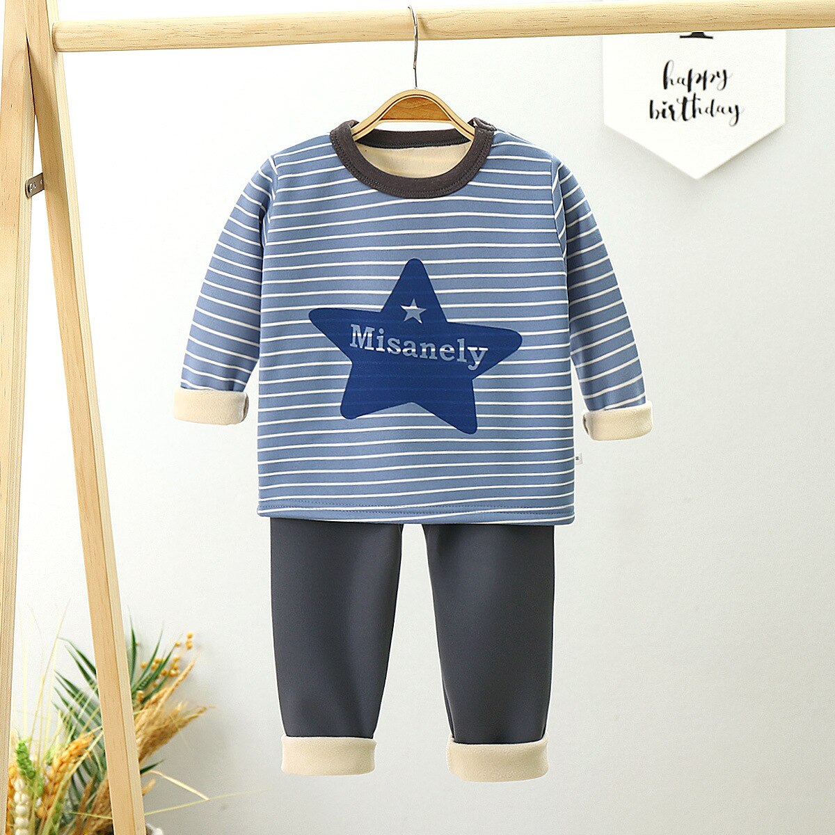 Kids Set Toddler Clothes Suits Boys Pajamas Set Children Wear Cotton Animals Spring Autumn Clothes Pants Girls Small Nightwear