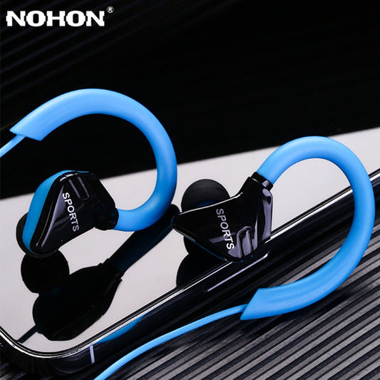 3.5mm fashion Sports wired Earphone portable Super bass stereo in-ear earphones gaming headset for music with microphones 1.2m