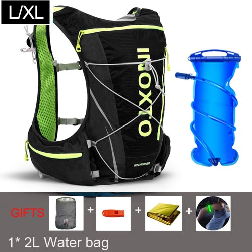 8L Running Hydration Vest Backpack Men Women Outdoor Sport Bags Trail Marathon Jogging Hiking Backpack option  Water Bag Flask