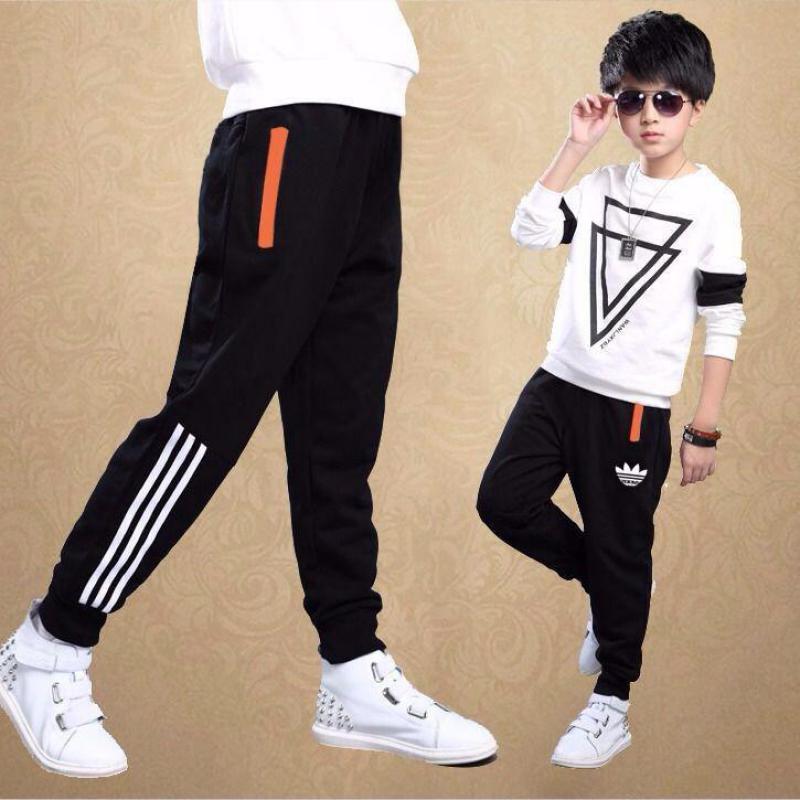 Boys Pants Children&#39;s Trousers Girls Pure Cotton Sports Trousers Kids  Wear Casual Pants Children&#39;s Brand Straight Pants Fashion