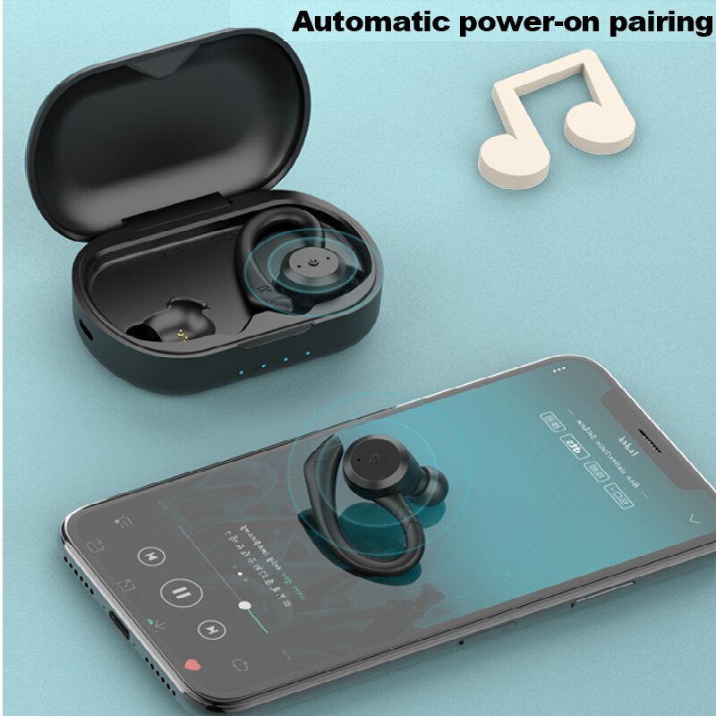 Bluetooth Headphones With Microphone 9D Stereo Sport Earbuds Gaming Headset TWS Wireless Earphones For Android Xiaomi Huawei