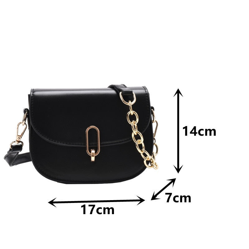 New Fashion Shoulder Bags for Women Small Flap Design Crossbody Bag Luxury Leather Messenger Bag All Match Casual Lady Handbags