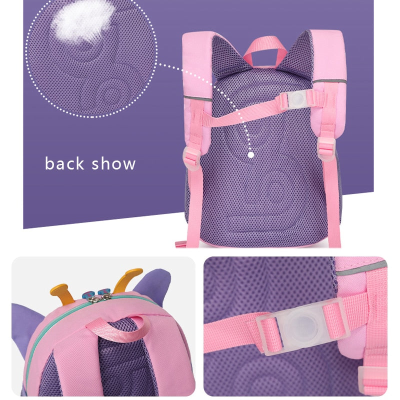 Hot 3D Cartoon Animal Baby Backpacks kindergarten Schoolbag  Kids Backpack Children School Bags Girls Boys Backpacks