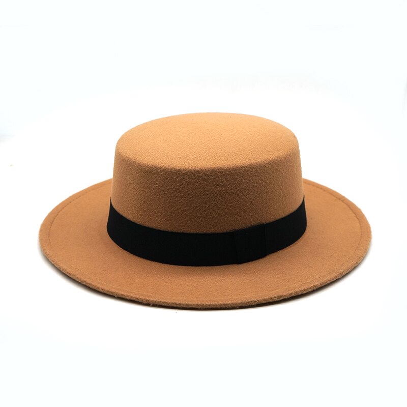 Winter Autumn Imitation Woolen Women Men Ladies Fedoras Top Jazz European American Round Caps Bowler Hats Feminino Gorra