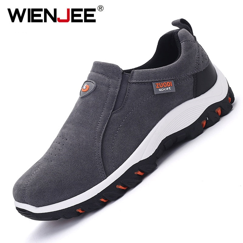 2020 New Loafers Sneakers For Men Shoes Outdoors Breathable Flock Male Footwear Walking Comfortable Slip-On Shoes Men