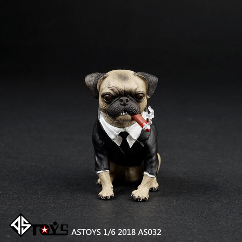 1/6 Scale Starling Cigar Dog Pet Animal Figure Scene For Men in Black MIB Action Figure Collection AS032