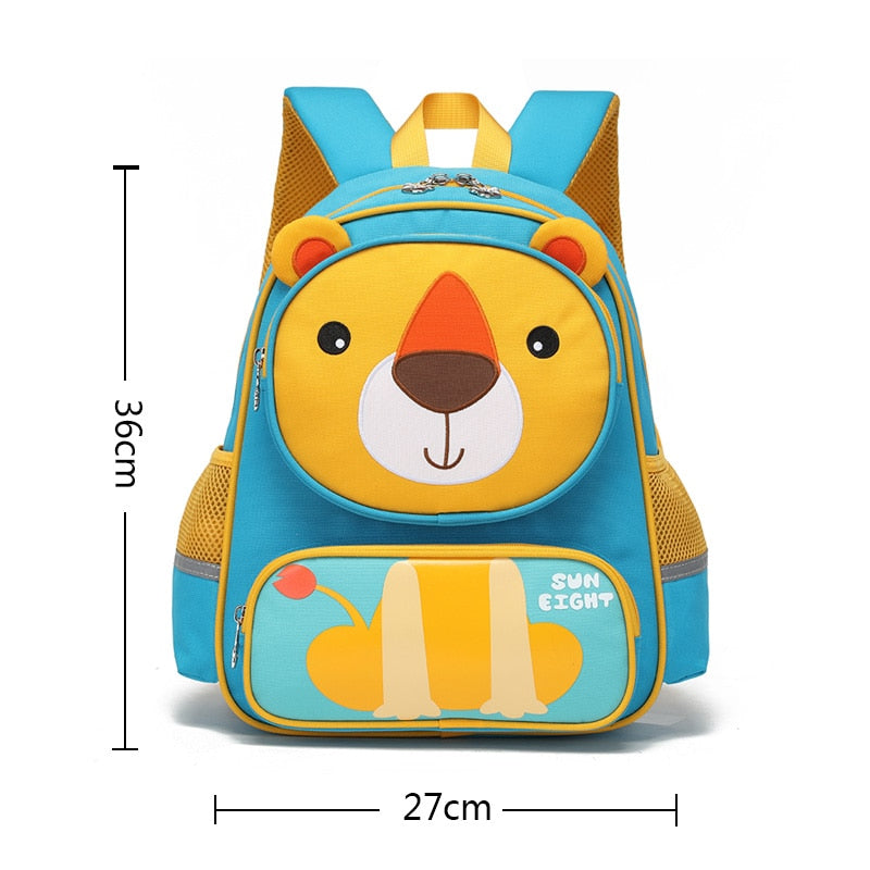 Kindergarten Backpacks 14inch Cartoon Preschool Backpack  Cute School Bags Kid Gift