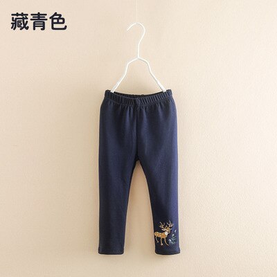 2023 Autumn Spring New Fashion 90-140cm 2 3 4 5 6 7 8 9 10 Years Children Cotton Basic Cartoon Long Leggings For Baby Kids Girl