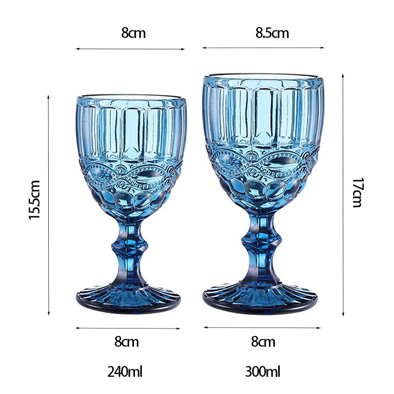 Retro Cup Carved Goblet Glasses Of Wine Heat-Resistant Glass For Champagne Whiskey Cocktail Christmas Gifts Bar Drinking Utensil