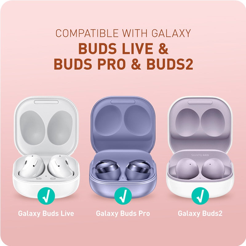 For Samsung Galaxy Buds Live (2020)/Buds Pro (2021)/Buds 2 (2021)/Buds 2 Pro (2022) I-BLASON 360° Protective Case with Lanyard