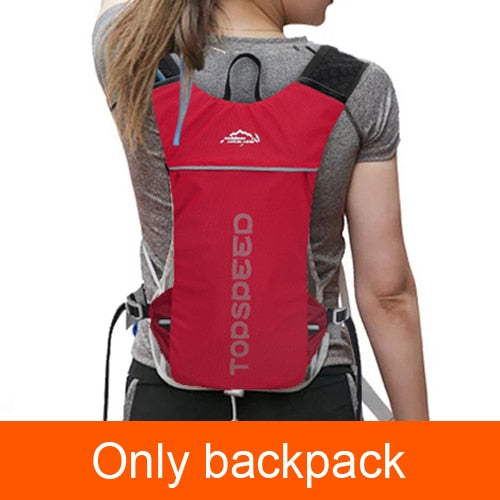 Trail Running Backpack 5L Ultra Running Hydration Vest Pack Marathon Running Bike Rucksack bag 500ml Soft Flask Bottle Water Bag