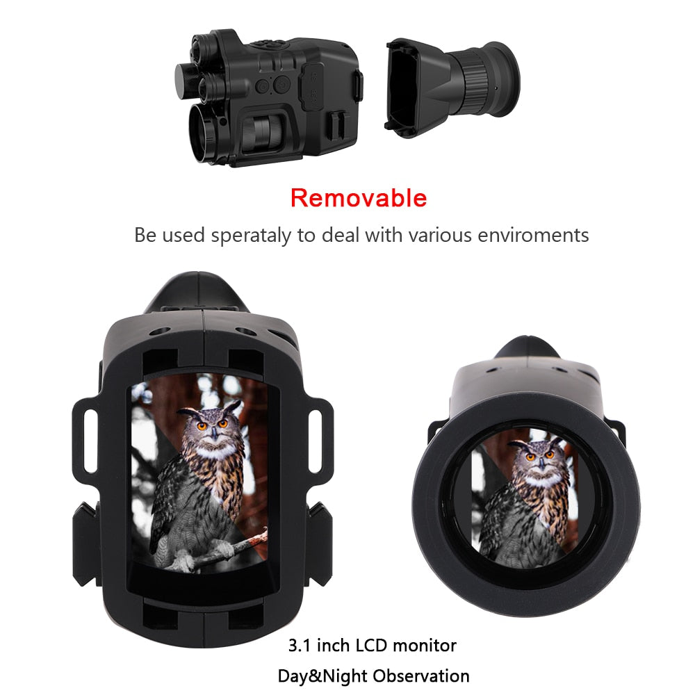 Henbaker CY789 Infrared Night Vision Scope 940nm Digital Night Vision Monocular Device with Wifi APP 1080P HD 24x NV Optical