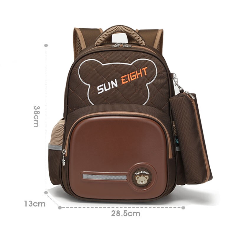 SUN EIGHT First Class Children Backpack School Bags For Girls Waterproof Nylon Primary School Backpacks 14L