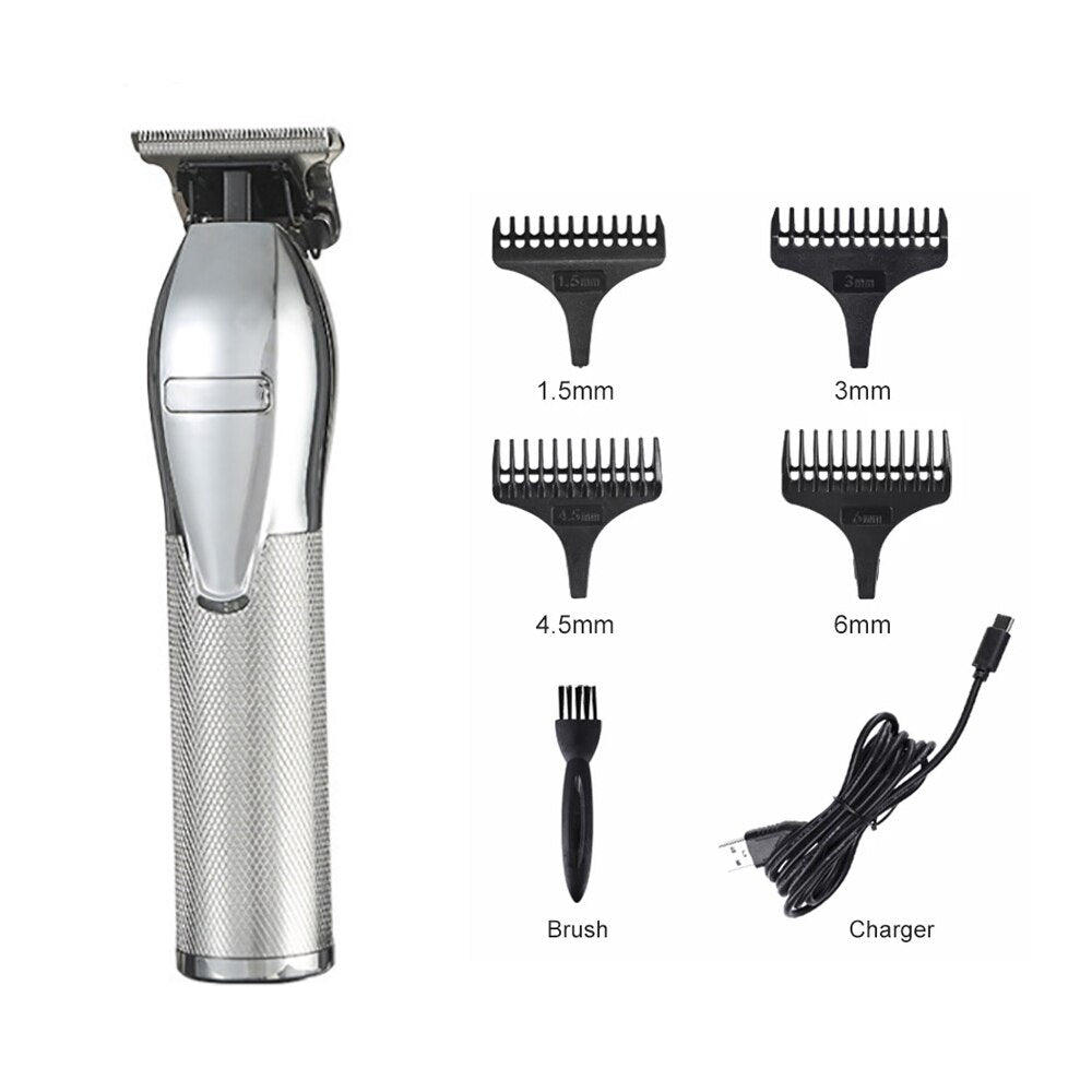 Professional Hair Trimmers T Blade  Clippers Barber Rechargeable Beard Shaver for Men Cordless  Cutting cut Machines