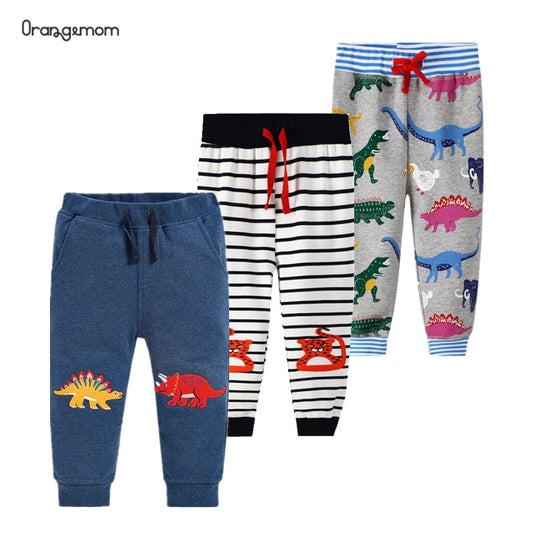 2022 fashion Children&#39;s Clothing Boys Pants Summer Spring New Casual Kid Pants Cartoon Cotton Elastic Style Toddler Trousers