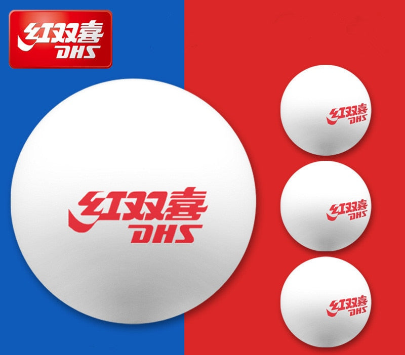 DHS Inseam Table Tennis Ball Material 40+ ABS World Games Competition Training Table Tennis Ball Ping Pong Balls